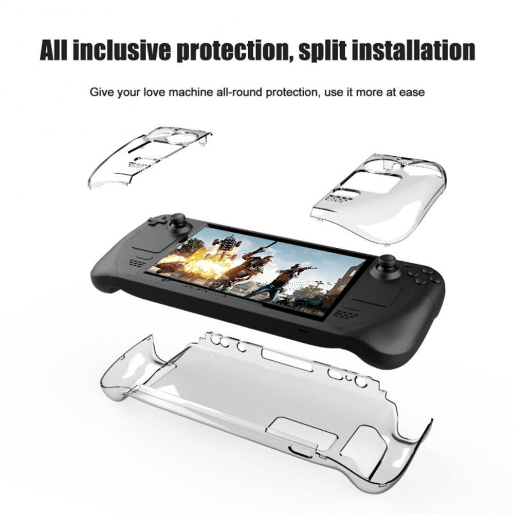 PGTECH GP-806 Transparent Case for Steam Deck Console Gamepad Anti-scratch Protective Cover PGTECH GP-806 Transparent Case for Steam Deck Console Gamepad Anti-scratch Protective Cover